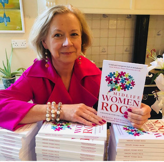Breeda Bermingham with her book Midlife Women Rock